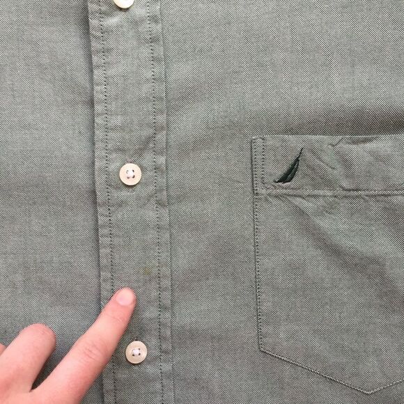 Green nautica button up  - Picture 4 of 4